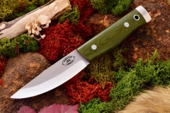 akc forest compact green canvas micarta red liners 339.95