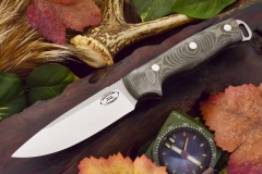 akc shenandoah black and green linen micarta matte 279.95